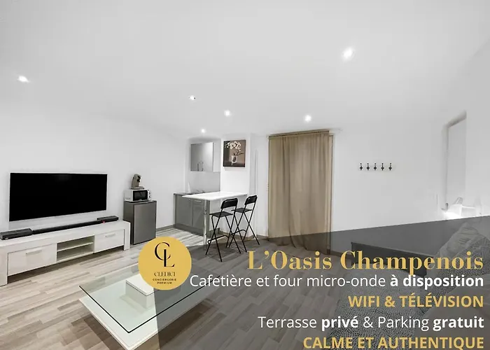 L\'Oasis Champenois - Terrace, Garden, Wifi